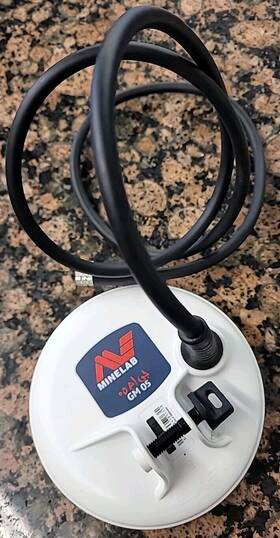 3011-0337 Minelab 5 Inch Round Dd Gm05 Coil For Gold Monster 1000 Metal Detector
