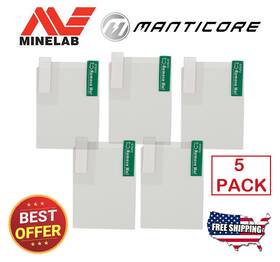 Minelab 30110479 Manticore Screen Protector - 5 Pack Free Shipping Authentic