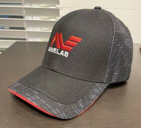 5306-0030 Minelab Metal Detectors Camo Hat Black Adjustable - Modern Design