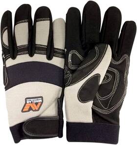 Minelab 811493014845 Digging Gloves Great Grips Protect Your Hands Universal Black Grey