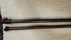 De002b01 Minelab Detect-ed Red Belly Ls Carbon Fiber Upper And Lower Shaft For Equinox