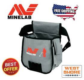 Minelab Doe30110488 Multi Pocket Finds Pouch - Belt Included Free Shipping