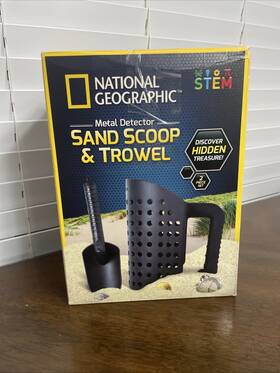 Fac-089353-22308 National Geographic Sand Scoop And Trowel New With Open Box