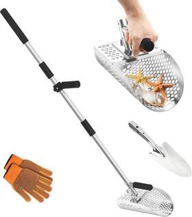 Nfie 445024786722 Sand Scoop For Metal Detecting Detector Shovel Accessories Beach