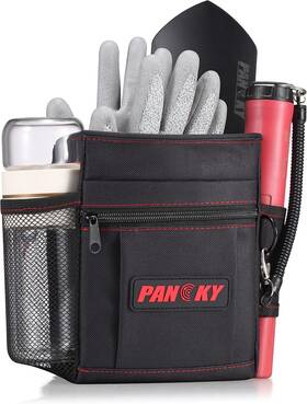 75-wb-bk Pancky Metal Detecting Finds Waist Pouch Portable Multifunctional Bag Black