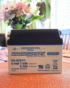 Power Ps Sonic Trusted Battery Solutions Doc-6v Docs Replacement Minelab 6v 7.0ah Dome Top For Sd And Gp Series