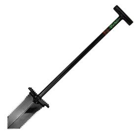 Pro Detector 009068027585 Anaconda Nx-6 Tempered Steel 36 Inch Shovel With Double Serrated Blade And Foot Pegs