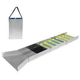 Safebao 703290184930 Folding Aluminum Alloy Sluice Box Portable Gold Prospecting Equipment Pa