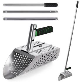 Zq-fba-123 Shinleypack Sand Scoop For Metal Detecting Stainless Steel Beach Shovel Det