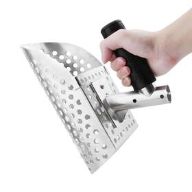 Jm-11 Sjshal Sand Scoop For Metal Detecting Heavy Duty Sifter Beach Finds Stainless