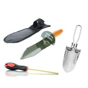 Sluice Monkey 658448628982 Metal Detecting Stainless Steel Hand Trowel Brass Probe And 12 Inch D