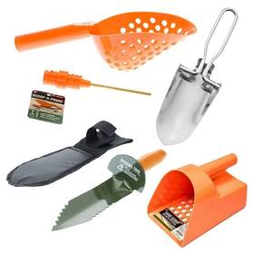 Sluice Monkey 658448632439 Metal Detecting Orange Sand Scoop Set