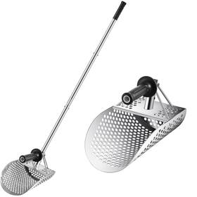 Sweetude-0022-a Sweetude Sand Scoop For Metal Detecting Strong Stainless Steel Shovel Detector A