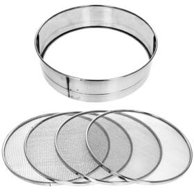 Tooltreaux 810058487650 Interchangeable Fine Mesh Sieve Set Gardening Tools Gold Panning Equipment So