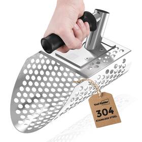 Trvl Fielder 797422905975 Sand Scoop For Metal Detecting Detector Shovel Stainless Steel