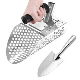 Trvl Fielder 797422905982 Sand Scoop For Beach Metal Detecting Heavy Duty Detector Finds S