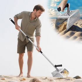 Vdsfand 758038227752 Sand Scoop For Metal Detecting - Detector Flea Rake Beach With