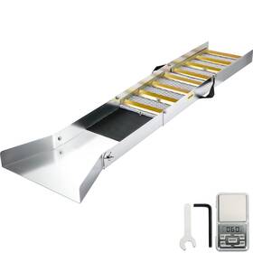 Vevor 754194503174 Folding Aluminum Alloy Sluice Box Compact 50 Inch Boxes For Gold Lig