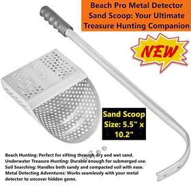 Skujbxgsctz8 Vevor Beach Pro 6qh3c9fv0 Metal Detector Scoop Your Ultimate Treasure Hunting Sand Size 5.5 Inch X 10.2
