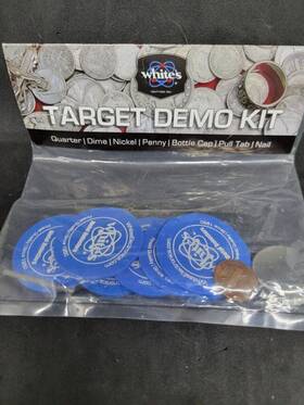 Whites 009068001288 Target Demo Kit Metal Detecting - Garrett Practice