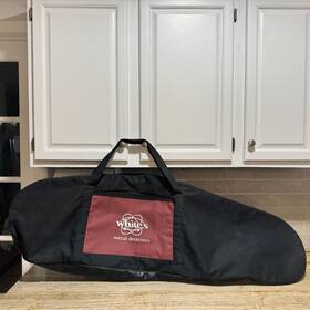 601-1205-1 Whites Padded Gun Style Detector Bag Fits Metal Detectors Black Burgandy