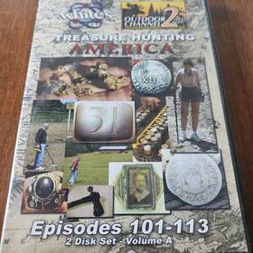 601-1218 Whites Treasure Hunting In America Dvd Set 2 Discs 101-113 Mint Disc