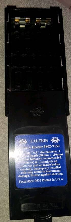 802-7150 Whites Original Battery Holder #802-7150 For Metal Detectors