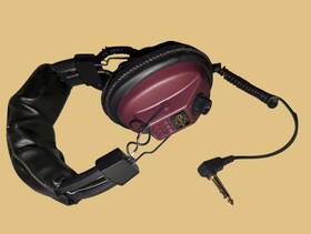 401-0126-1 Whites Electronics Royal Gt Heavy Duty Metal Detector Stereo Headphones All Purpose 1/4 Inch