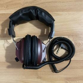Wht2031 Whites Royal Gt Metal Detector Headphones 1/4 Inch Connector Dual Volume Control