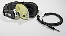 Wilson Neuman Dh-20va Vintage Metal Detector Headphones 8ohm