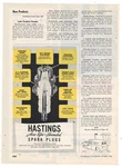 1952 Hastings Aero Type Shrouded Spark Plugs Ad: Cutaway View - Hast. Michigan. Fixed Price $21.84.