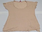 Lilly Pulitzer Inara Linen Scoop Neck Tee Sand Dune Gold Shimmer-. Fixed Price $22.00.