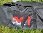 Minelab Carrying Case For Metal Detector, Black With Logo & Silhouette 884835. Fixed Price $45.00.