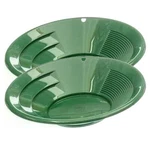Sluice Monkey 2 Pack Of Small 10" Green Gold Pans For Panning. Fixed Price $15.88.