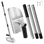 Sand Scoop For Metal Detecting, Heavy Duty Stainless Steel Detector. Fixed Price $66.07.
