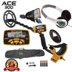 Garrett Ace 300 Metal Detector W/treasuresound & Carry Bag. Fixed Price $325.99.