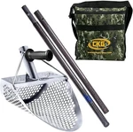 Ckg Beach Sand Scoop Metal Detector Shovel Sifter Long Carbon Fiber Handle, 11X8. Fixed Price $199.25.