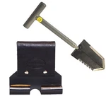 Lesche Mini Sampson 18" T-handle Shovel W/ Serrated Blade Leather Holster. Fixed Price $111.75.