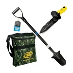 Ckg Carbon Metal Detecting Set - Spade Shovel, Hand Digging Tool, Pouc.... Fixed Price $137.55.
