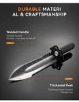 Metal Detector Shovel Double Serrated Edge Digger Trowel Carrying Sheath. Fixed Price $34.99.