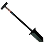 Anaconda NX-7 Tempered Steel 33" Shovel W/ Double Serrated Blade & Foot Pegs. Fixed Price $109.95.