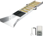 Vevor Folding Aluminum Alloy Sluice Box, Compact 50" Inch, Silver. Fixed Price $136.99.
