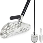 Sand Scoop For Metal Detecting, Detector With Long Fiberglass Handle. Fixed Price $56.62.