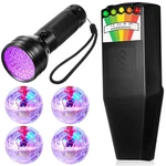 Dunzy 6 Pcs Ghost Hunting Equipment Kit Include 1 Emf Meter Uv Flashlight.... Fixed Price $39.08.