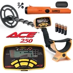Garrett Ace 250 Metal Detector + Waterproof Coil Pinpointer. Fixed Price $352.98.