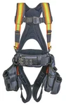 Super Anchor Safety Deluxe Fall Protection Harness Tool Bag Combo Hi-vis 6151H. Fixed Price $427.00.