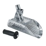Dune Poseidon 10X5 Stainless Steel Sand Scoop W/ Hex Holes, 2 Mounts & Handle. Fixed Price $87.95.