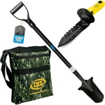 Ckg Carbon Metal Detecting Set - Spade Shovel, Hand Digging Tool, Pouc.... Fixed Price $157.56.