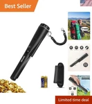 High Sensitivity Waterproof Metal Pinpointer Wand - Ideal For Treasure Hunters. Fixed Price $33.99.