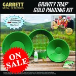 Garrett Metal Detectors Gravity Trap How Find Gold Panning 3 Kit Mining. Fixed Price $39.95.